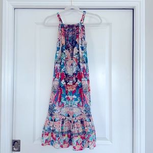 Milla by Camilla Maxi Dress. Girls 10. Pink and blue tones.